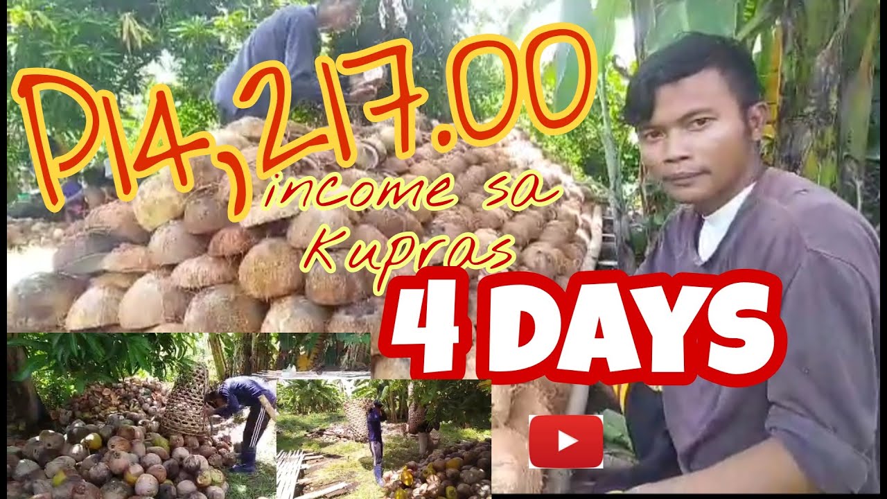 How to make copra  from coconut