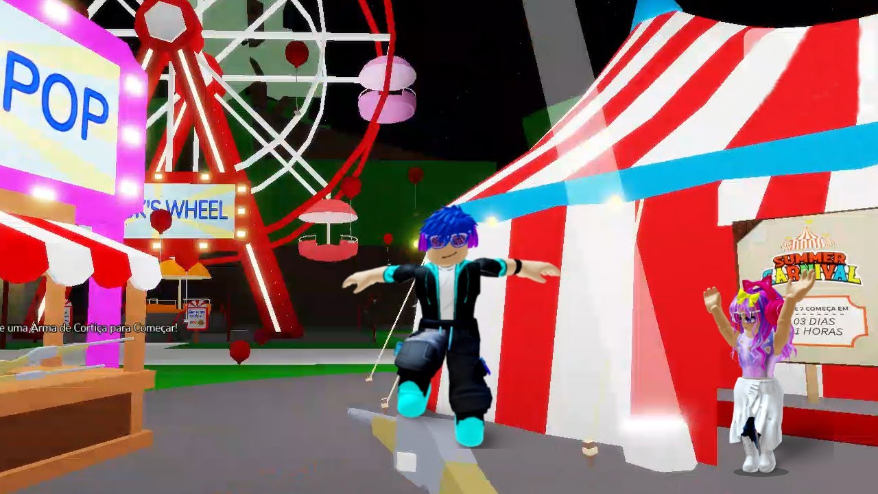 BROOKHAVEN atualização PARQUE DE DIVERÇÕES - ROBLOX