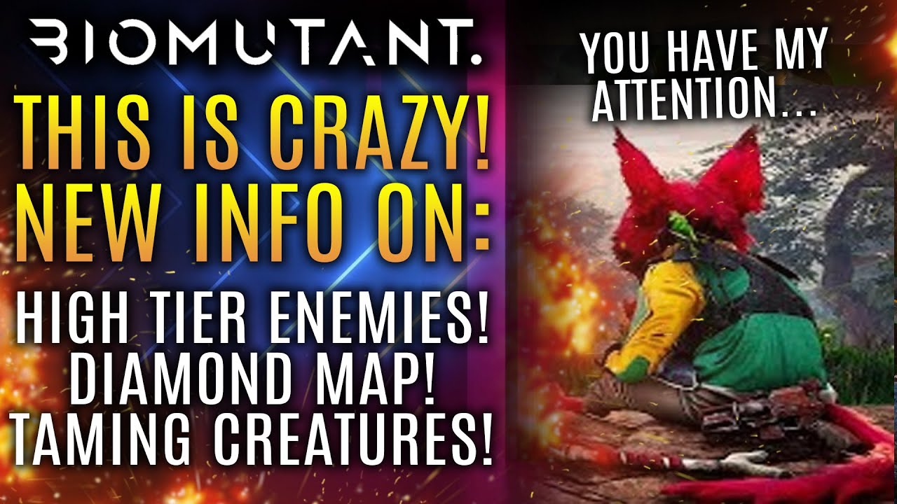 Biomutant - This is CRAZY! Tons of New Info! High Tier Enemies! Taming Mounts! New Gameplay Updates!