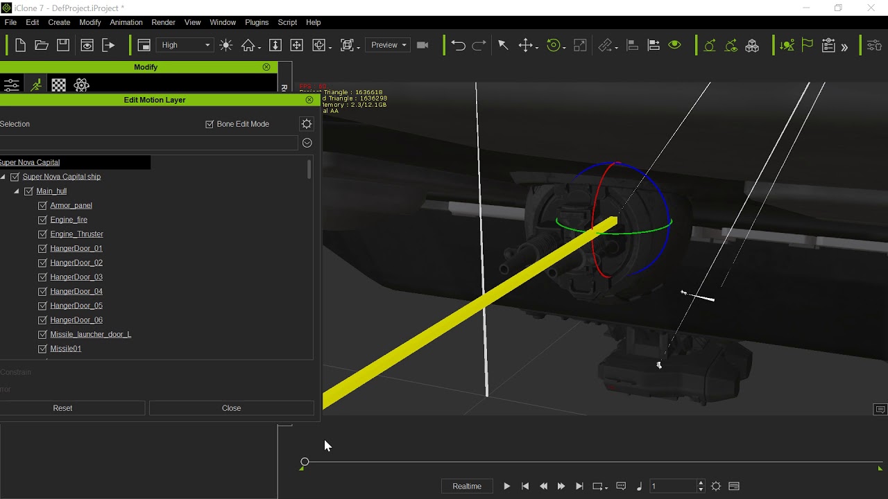 Daz Bone Rigged Prop Animate in iClone