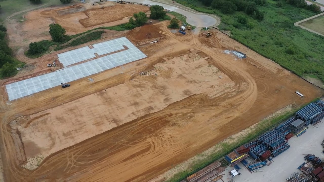 September 2020 - IP Truck Lewisville, TX Hino Dealership Construction - Drone Fly-by