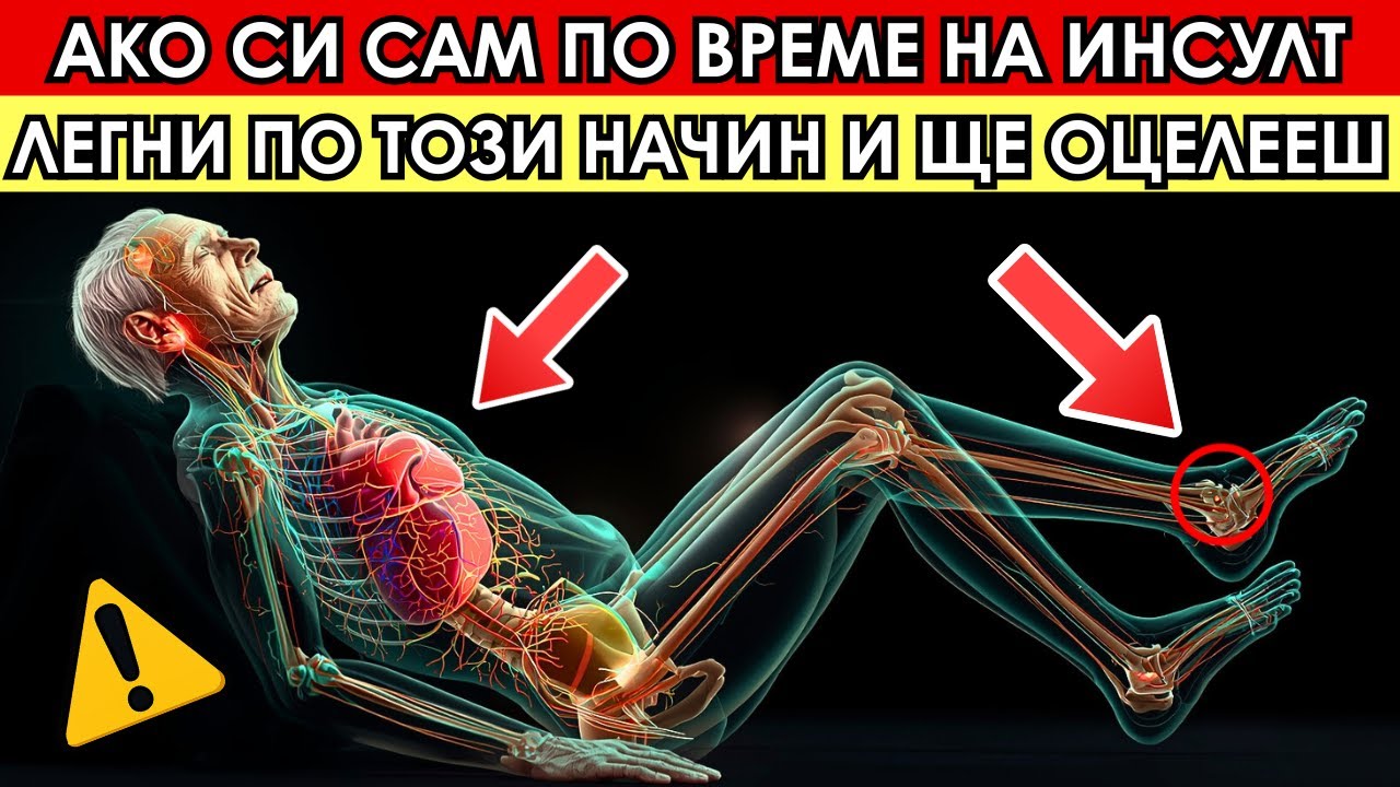 Възрастни, направете ТОВА преди да пристигне помощ! 3-минутният трик, който спира инсулта!