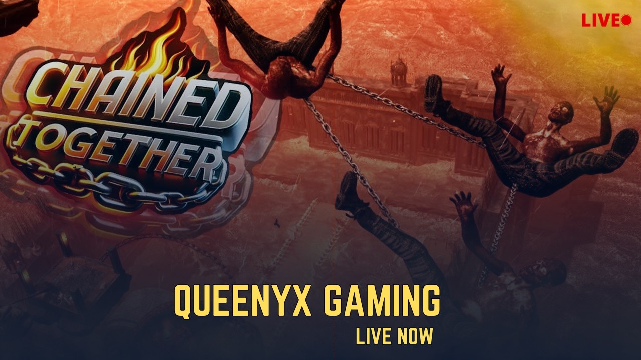 CHAINED TOGETHER🫰TRYING ANOTHER SYNERGY GAME ❤️‍🔥QUEENYX GAMING ❤️‍🔥ROAD TO 5K🔞#chainedtogethergame