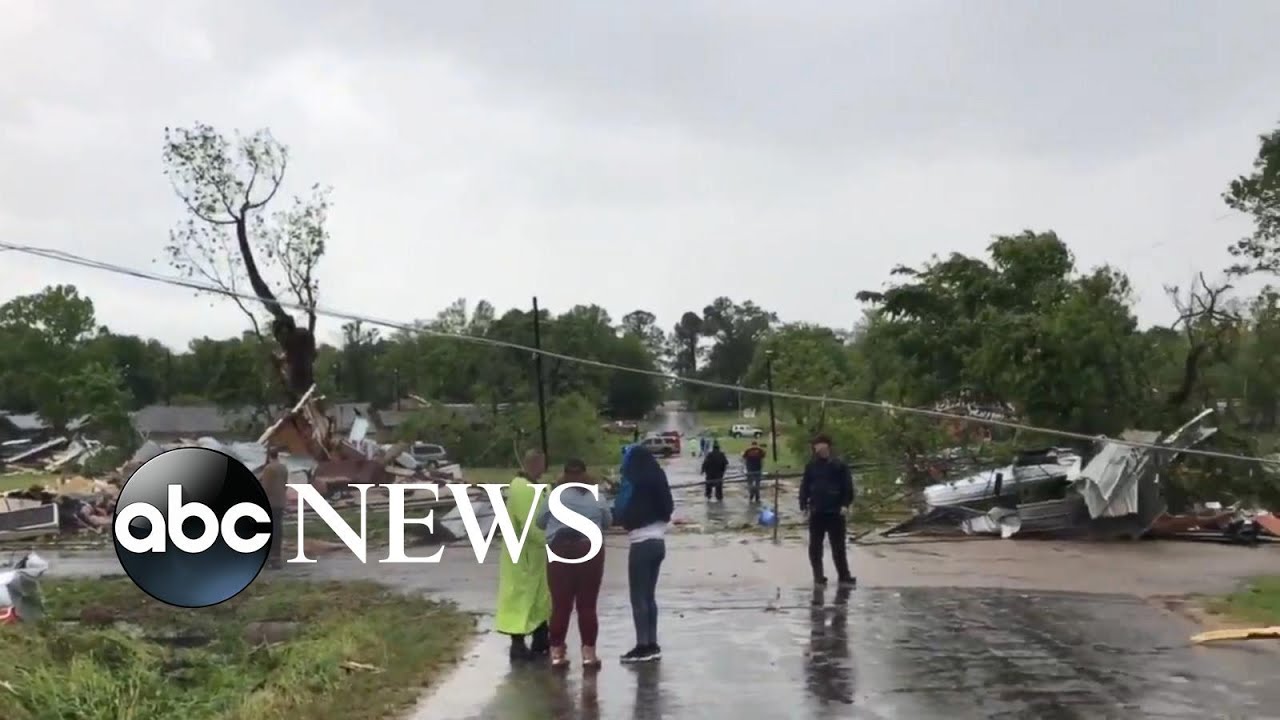 A powerful storm continues to make its way through the South