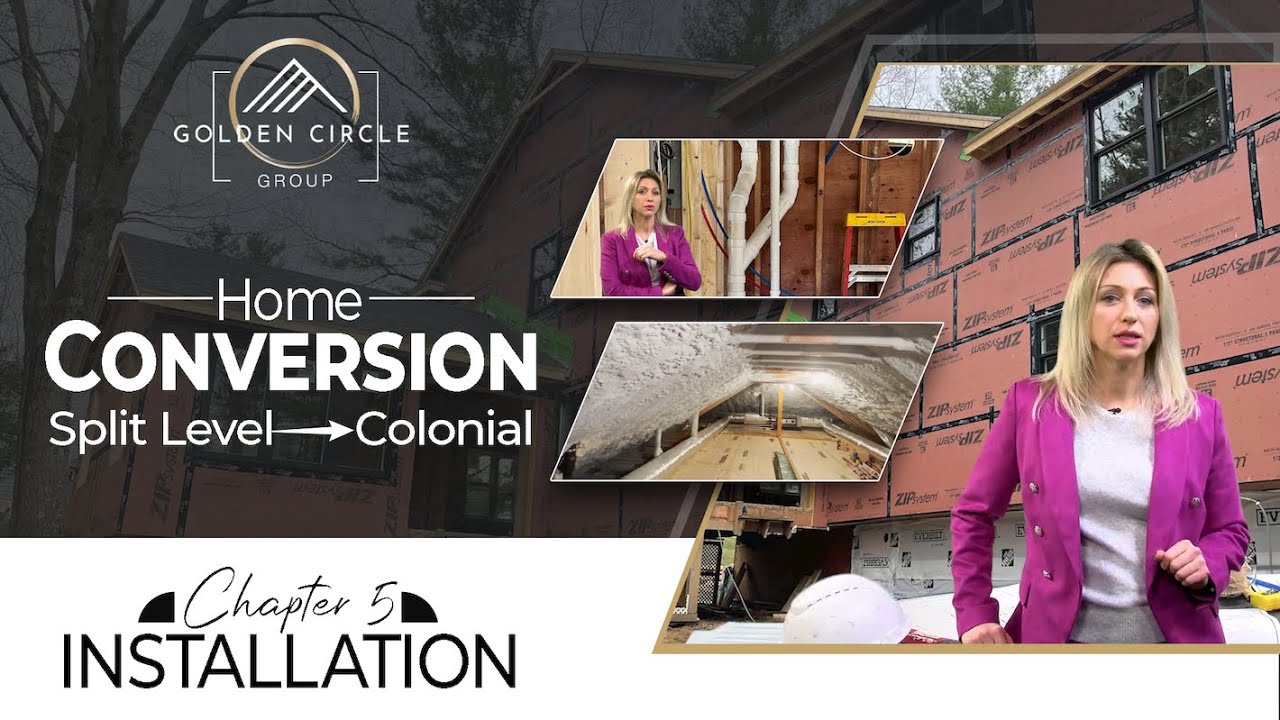 Split Level Conversion To Two Story | Systems Installation Process | Episode 5