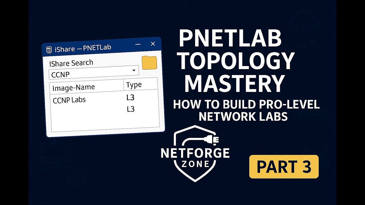Introduction to PNETLab part 3 | Creating Topologies
