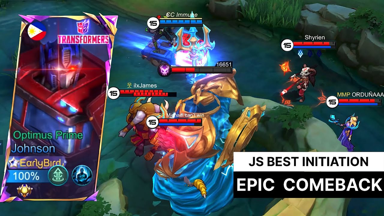 JOHNSON BEST INITIATOR PLAYS (Team Fighting) 😱 | BIG IMPACT IN THE GAME ~ Mobile Legends: Bang Bang