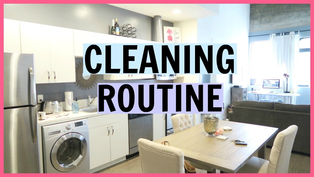 WEEKLY CLEANING ROUTINE!