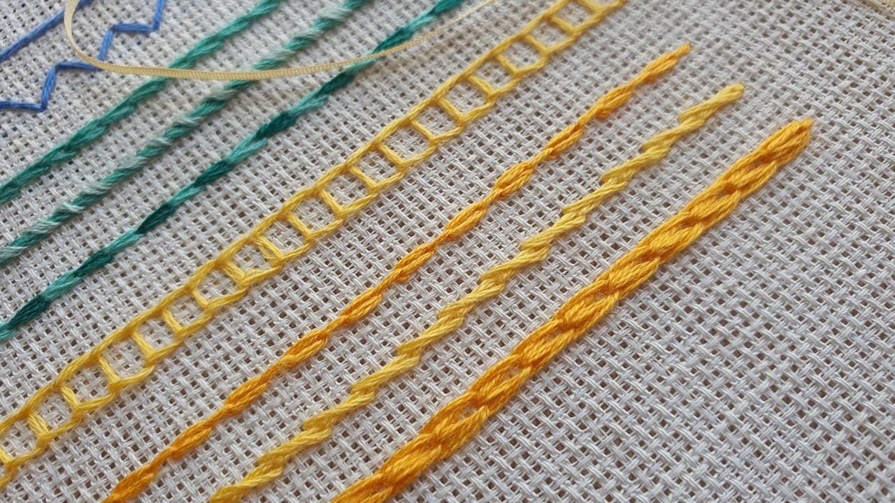 ZİNCİR TEKNİĞİ UYGULAMALARI 2  |  CHAIN STITCH 2