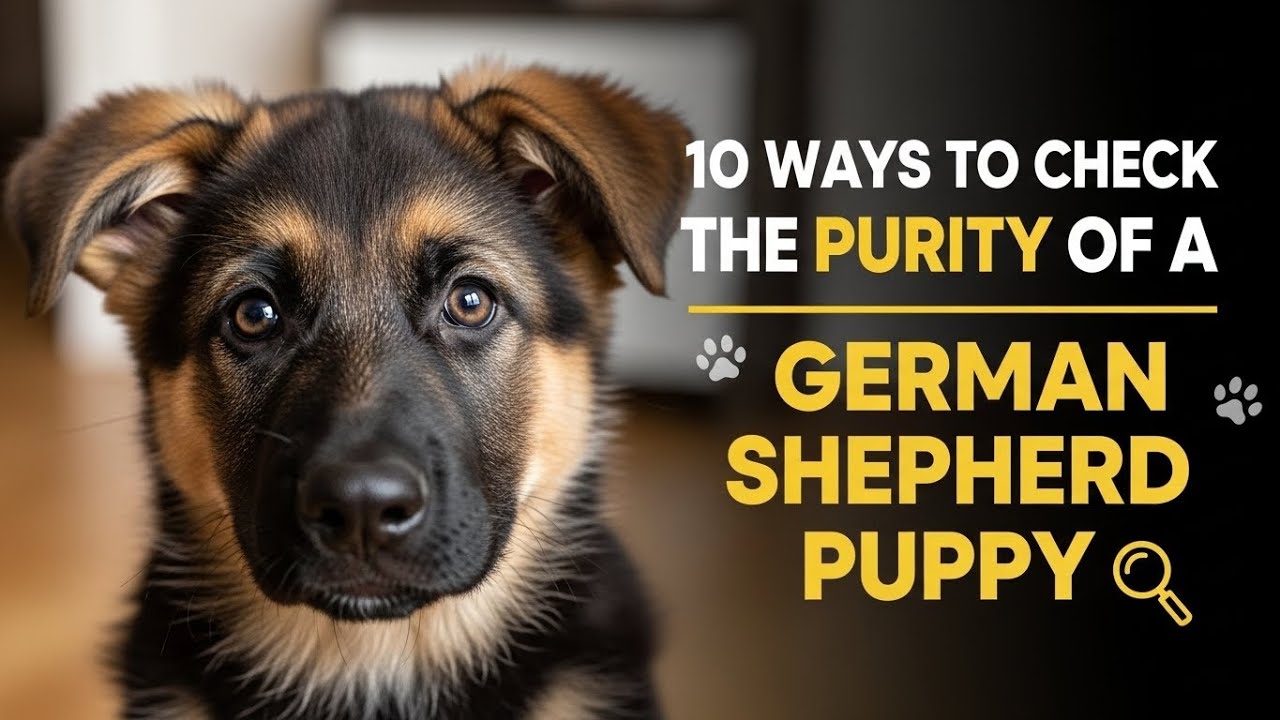 10 Ways to Check the Purity of a German Shepherd Puppy