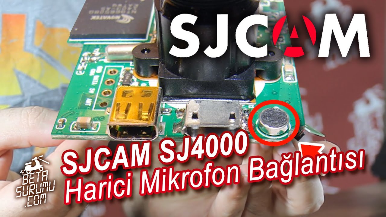 SJCAM SJ4000 Harici Mikrofon Bağlantısı | mikrofon değiştirme | mikrofon yenileme - Vlog