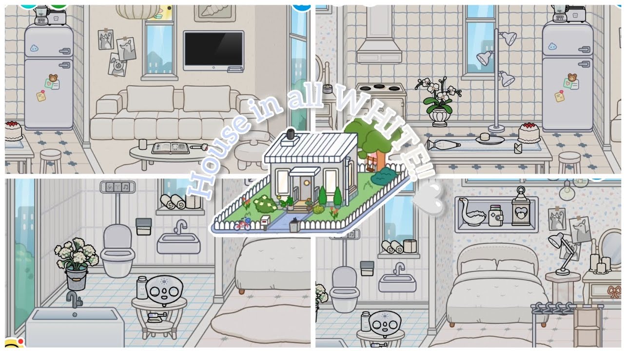 HOUSE DESIGN IN ALL WHITE 🤍