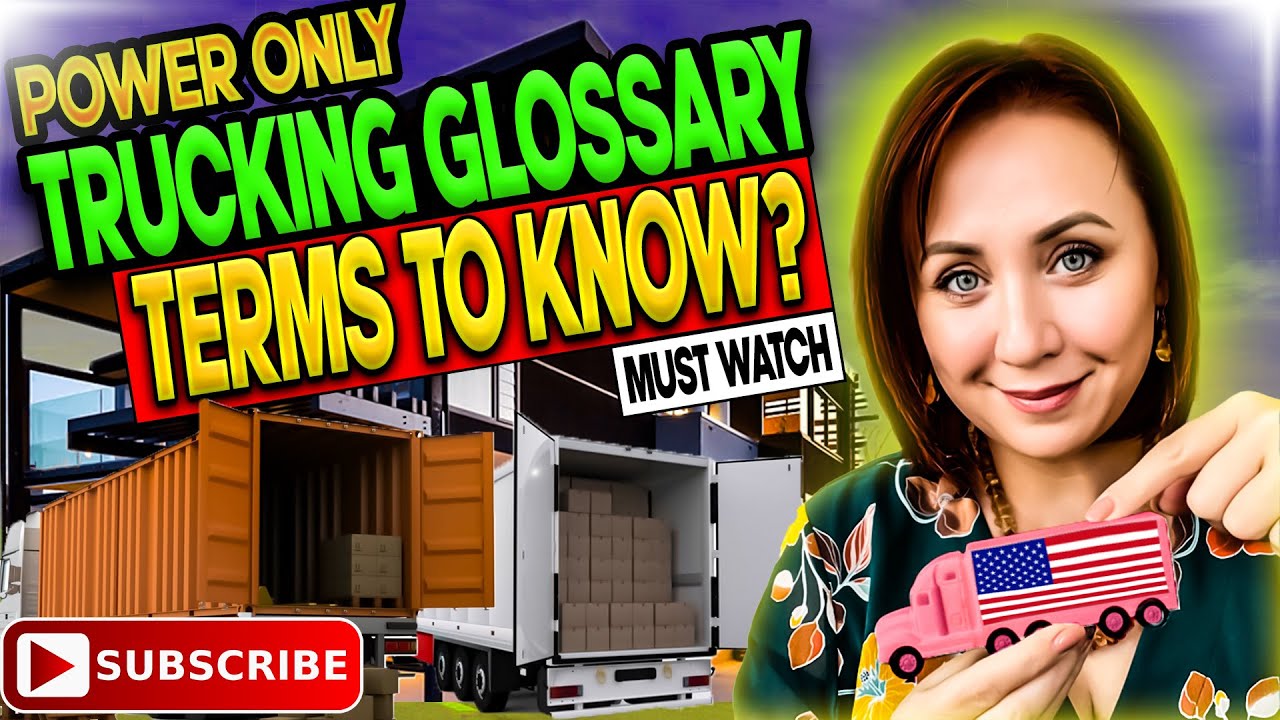 Power Only Trucking Glossary: Terms to Know for new dispatchers. #dispatching #dispatchingtrucks
