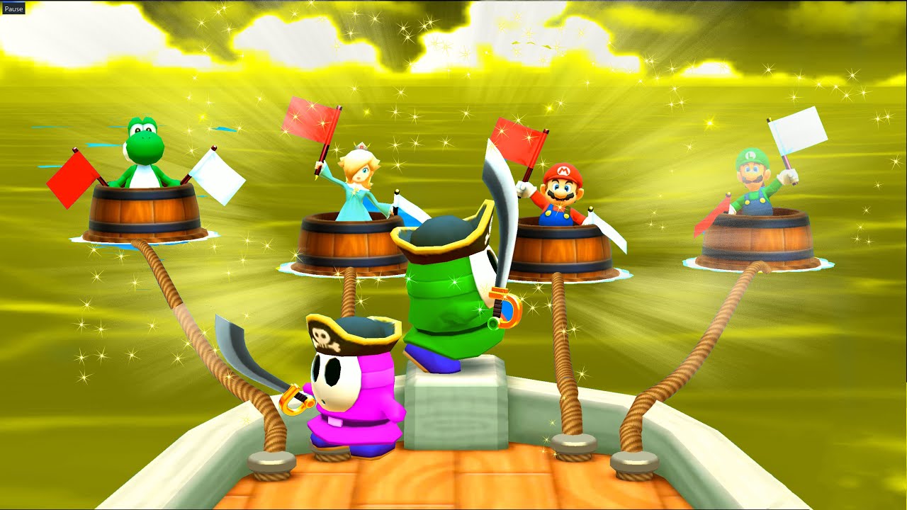 Mario Party The Top 100 Championship Battles - Yoshi vs Rosalina vs Mario vs Luigi Master