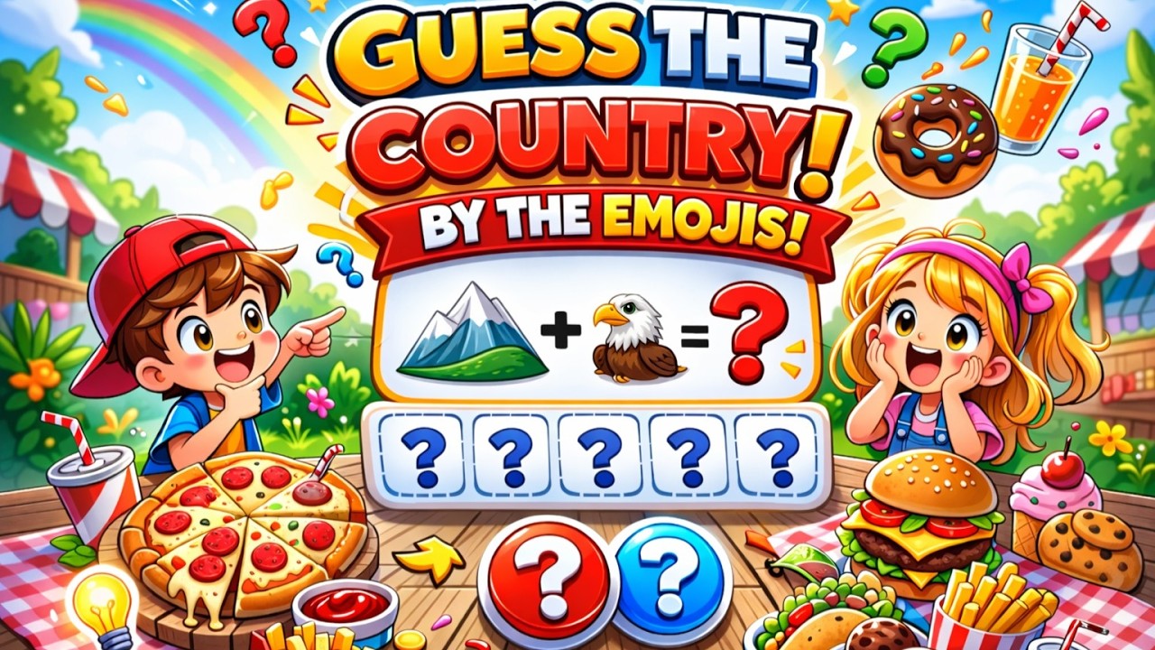 Guess the county| Geography quiz game | Fun quiz | Trivia challenge | Emoji quiz