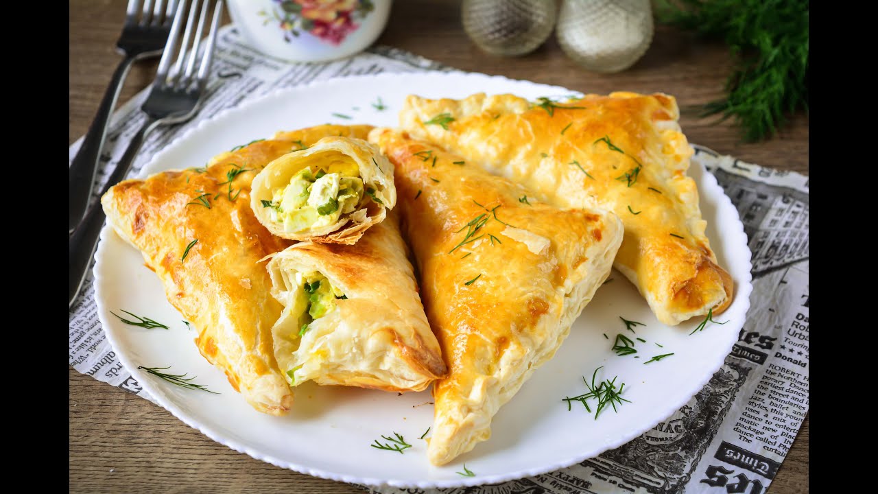 Слойки с яйцом и зеленым луком – Рецепт Без Заморочек! Для Занятых Хозяек!