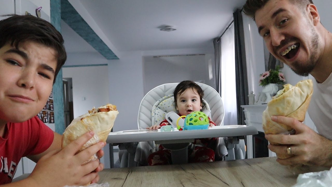 L-am luat pe bebe si Iustin la SHAORMA