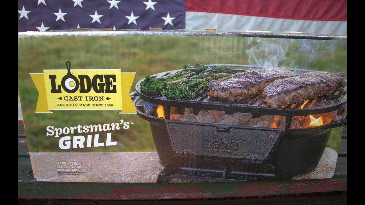 Gear Review:  Lodge Cast Iron Sportsman's Grill