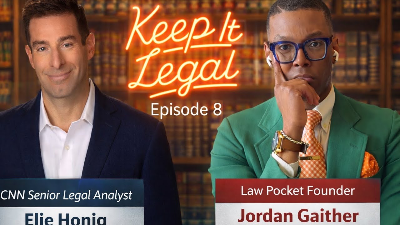 CNN Senior Legal Analyst Elie Honig and Jordan Gaither Episode 8 Keep It Legal