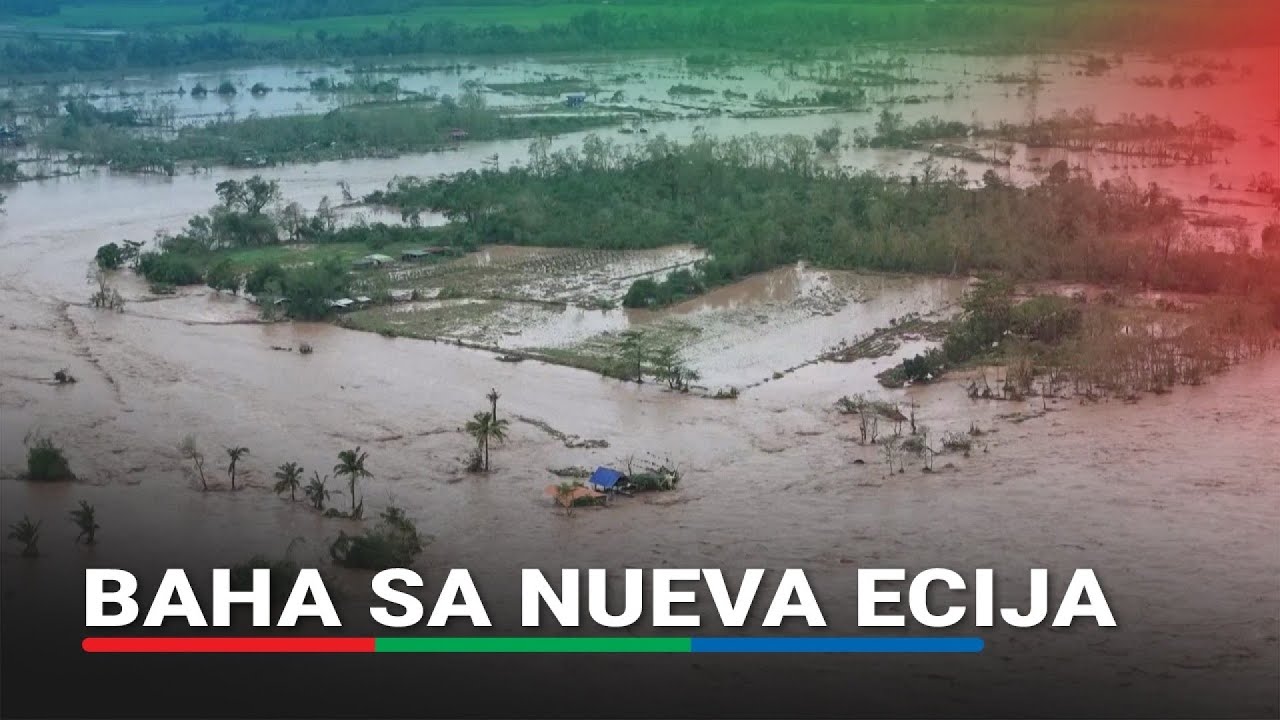 PANOORIN: Malawakang pagbaha sa Nueva Ecija dulot ng bagyong #UwanPH | ABS-CBN News