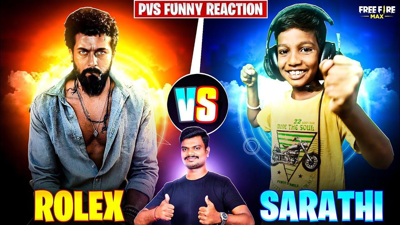 🔥💥ROLEX VS SARATHI ஜெயிச்சா V BADGE ID கிடைக்குமா..? FUNNY CLASH SQUAD TAMIL | PVS