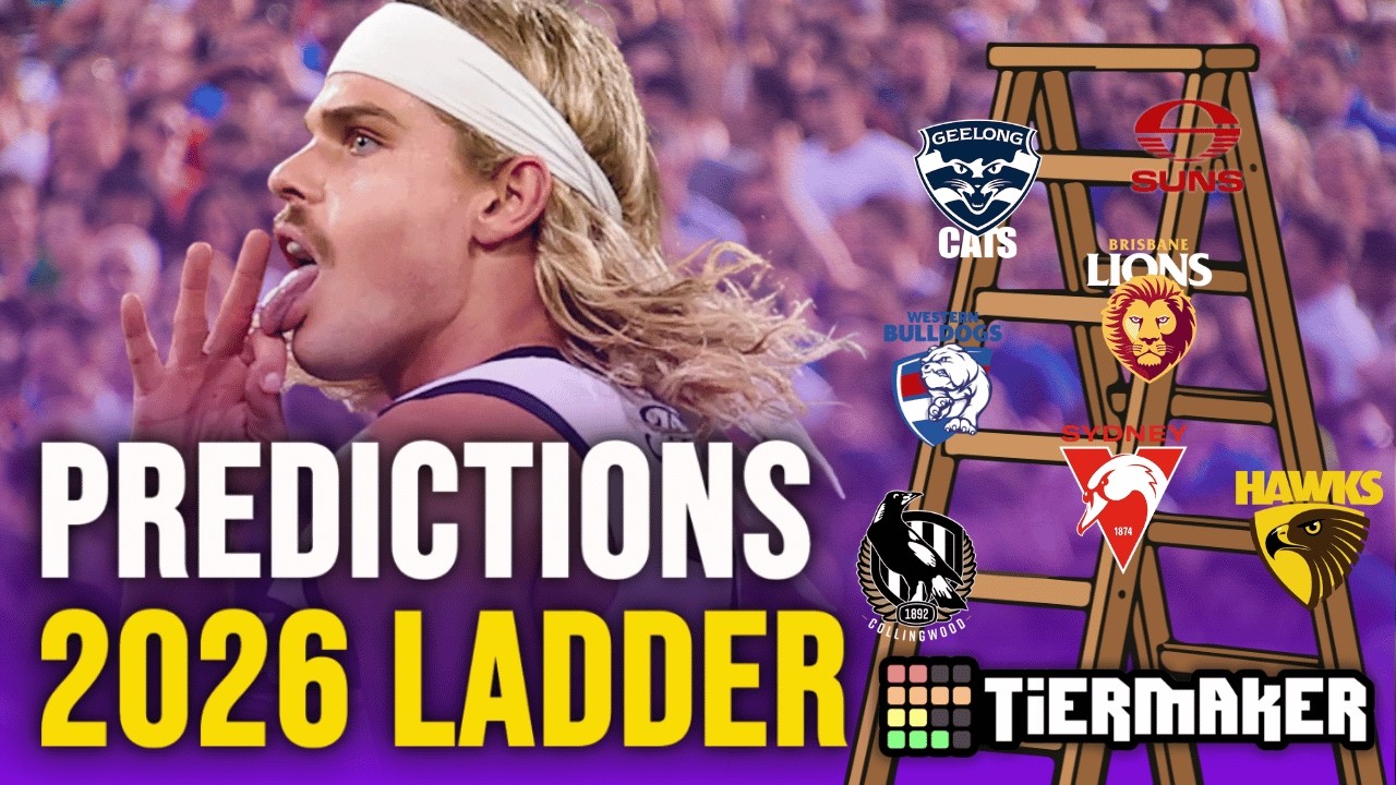 Paul's 2026 AFL Ladder Predictions!
