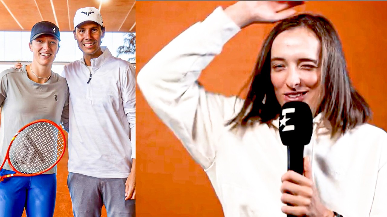 Iga Swiatek Reveals What Nadal Taught Her During Their Practice Session | Stuttgart 2026