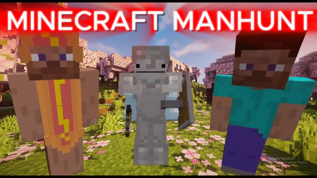 Minecraft Manhunt But It’s 2v1