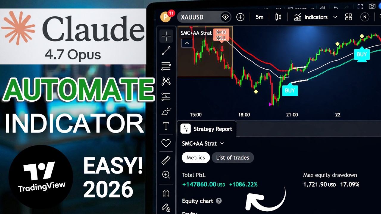 TradingView + Клод Код 4.7 создали профессиональный индикатор SMC &mdash; Полная автоматизация с помощь...