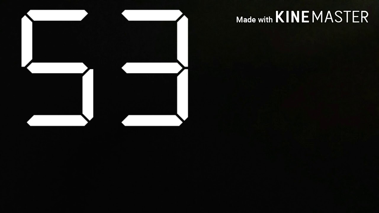 Countdown timer 60 seconds 200 Volume.