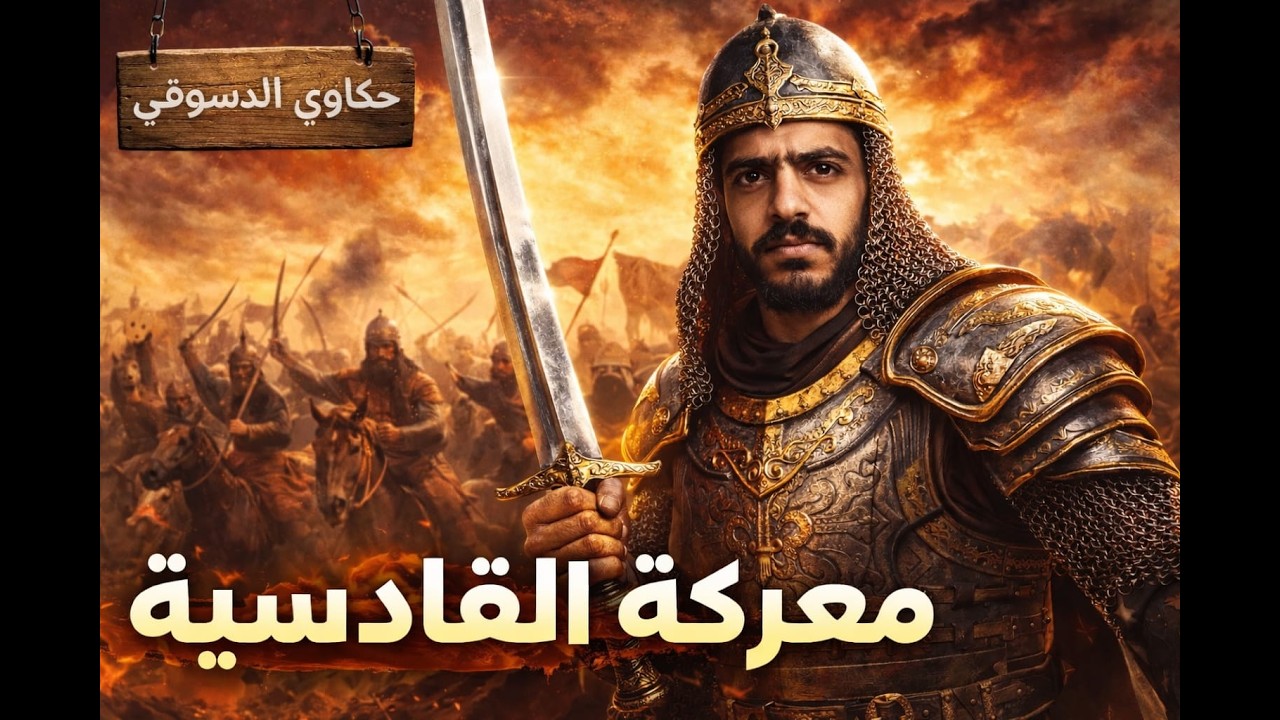 معركة القادسية: الملحمة التي كسرت عرش كسرى | حكاوي الدسوقي ⚔️