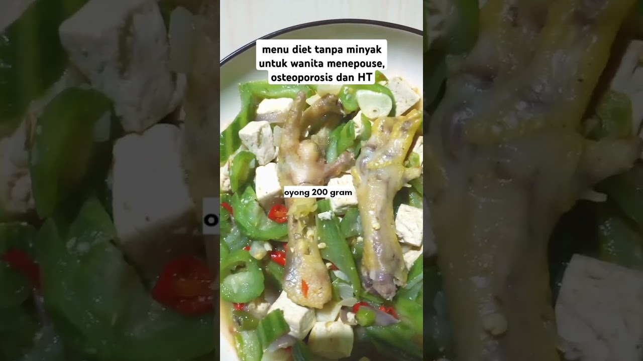 menu diet tanpa minyak untuk Hipertensi