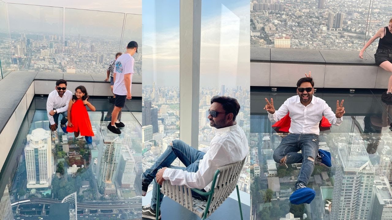 Thailand Vlog 33 | Mahanakhon Skywalk, Bangkok | Thailand highest glass skywalk BEST VIEW in Bangkok
