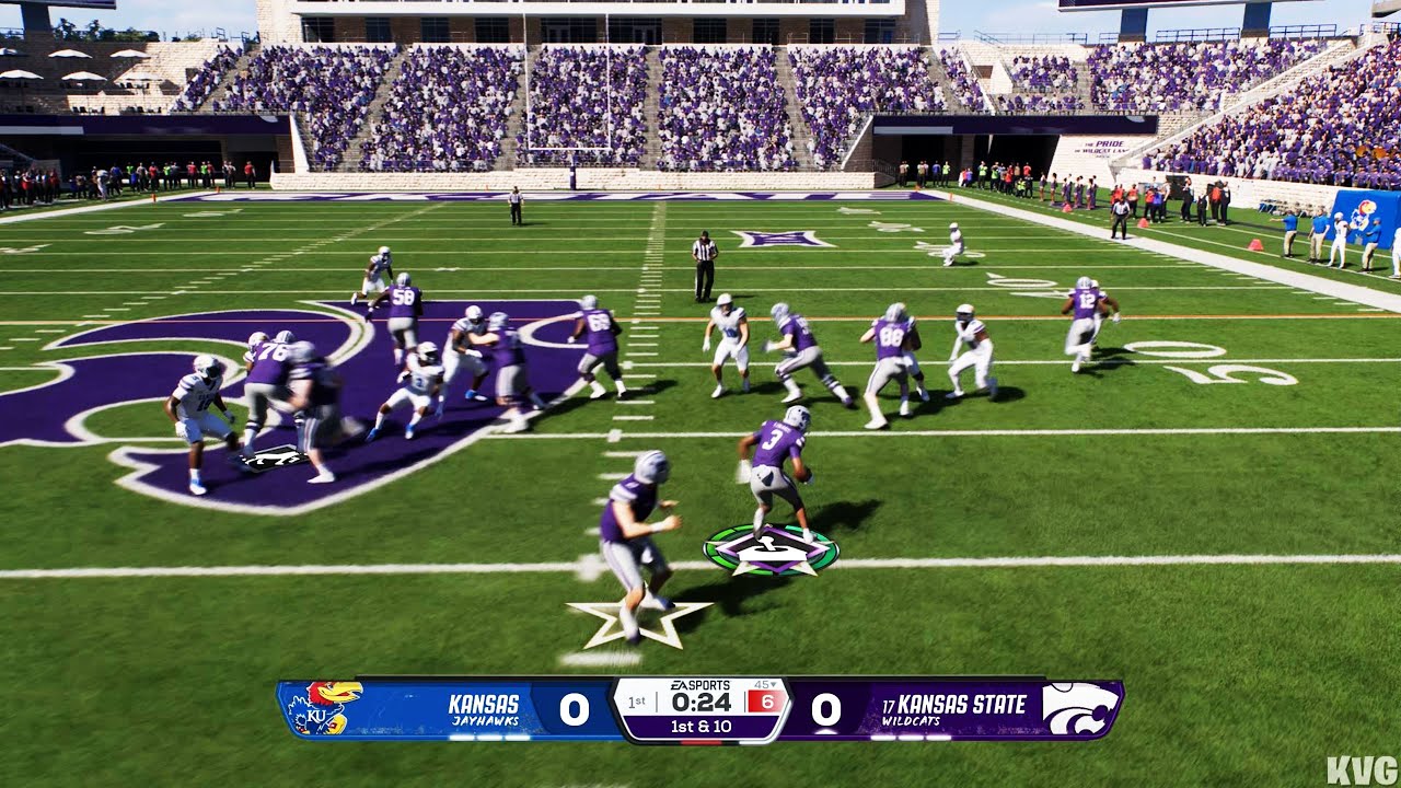 College Football 26 - Kansas Jayhawks vs Kansas State Wildcats - Gameplay (PS5 UHD) [4K60FPS]