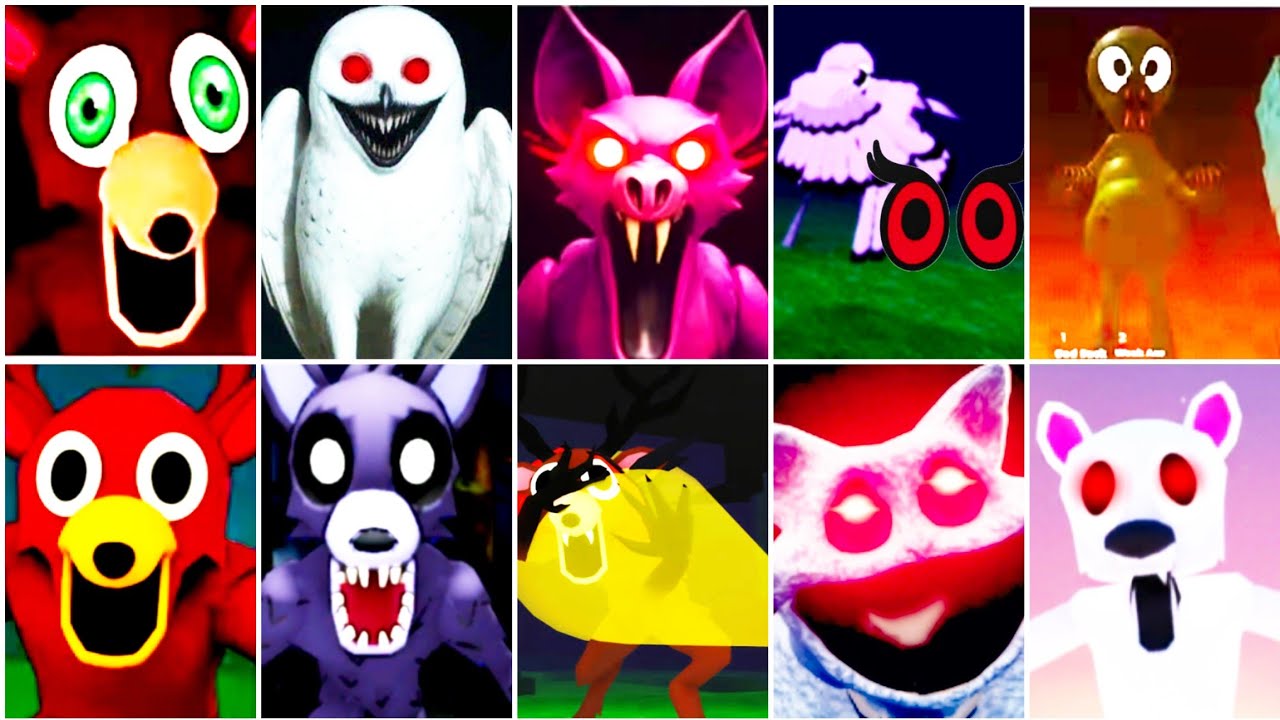 Roblox 99 Nights In The Forest: Deer Vs Ram Vs Owl Vs Bat! Epic Jumpscares