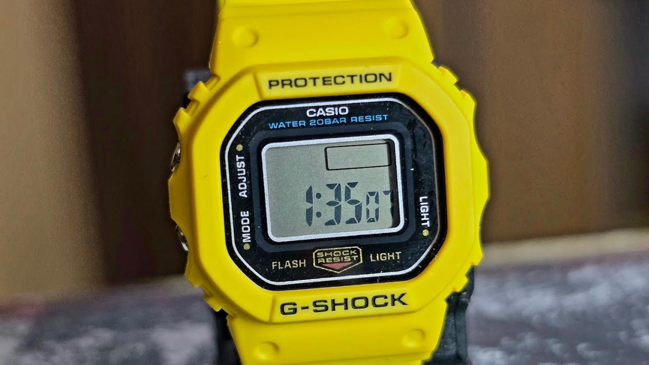 Casio G-Shock DWN-5600-9 💛 | 50th Anniversary Ring Watch ⌚🔥 | Cute & Portable 