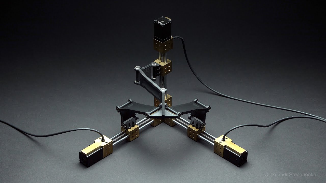 KINEMATICS | Tripteron 3-DOF Cartesian parallel robot