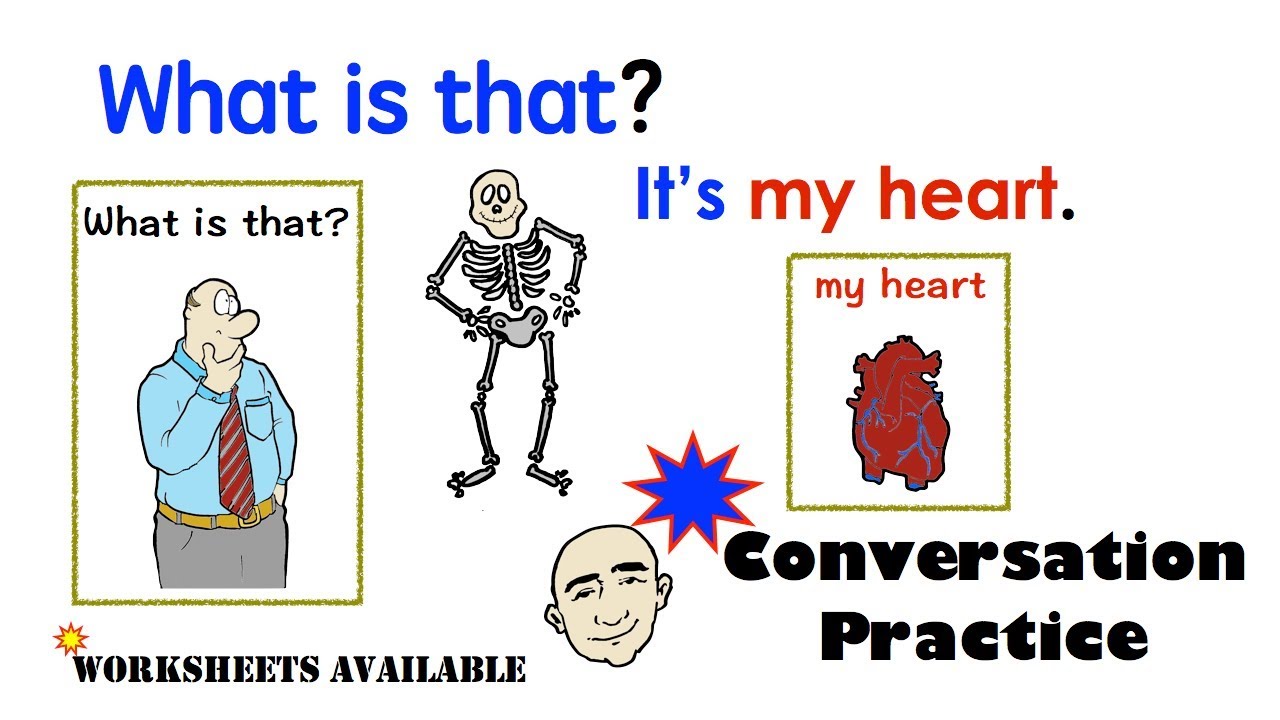 What Is That? | Our Body | Singular Nouns | Vocabulary-Based Conversations | ESL | EFL | ELL