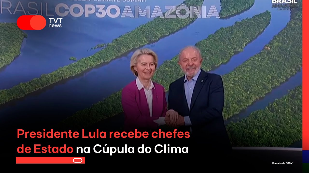 Presidente Lula recebe chefes de Estado na C&uacute;pula do Clima em Bel&eacute;m do Par&aacute; | TVT News