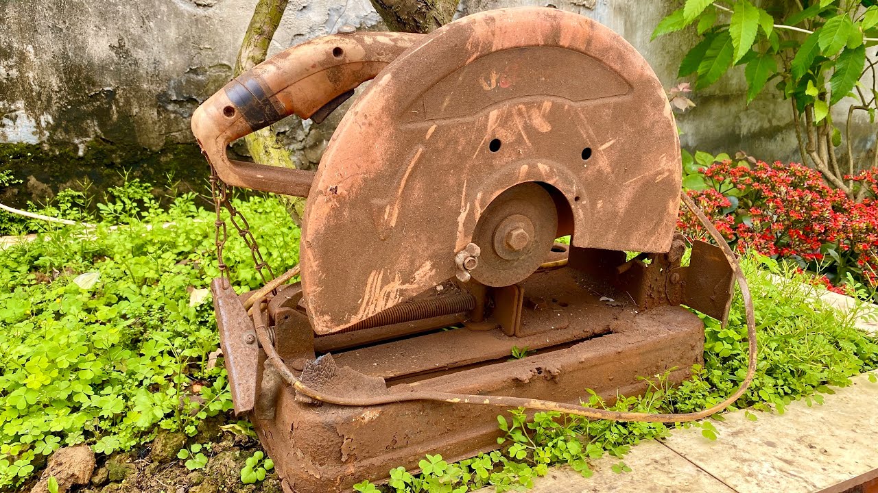Rusty Metal Cutting Tools restoration . Repair Table Cutter #rusty #tablecutter #metalcutter