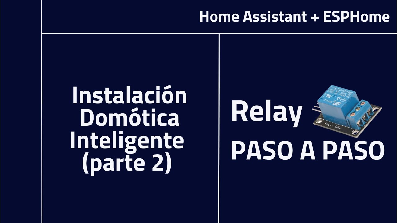 Instalación Domótica Inteligente con Home Assistant (Parte 2/3): Relay⚡