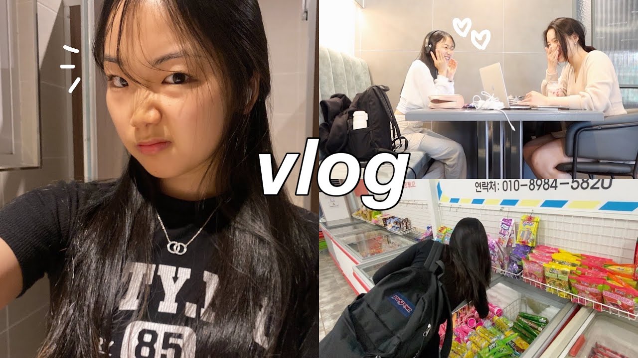 korea uni vlog📚| what I eat in a week morando no dormitório *bem realista rs*