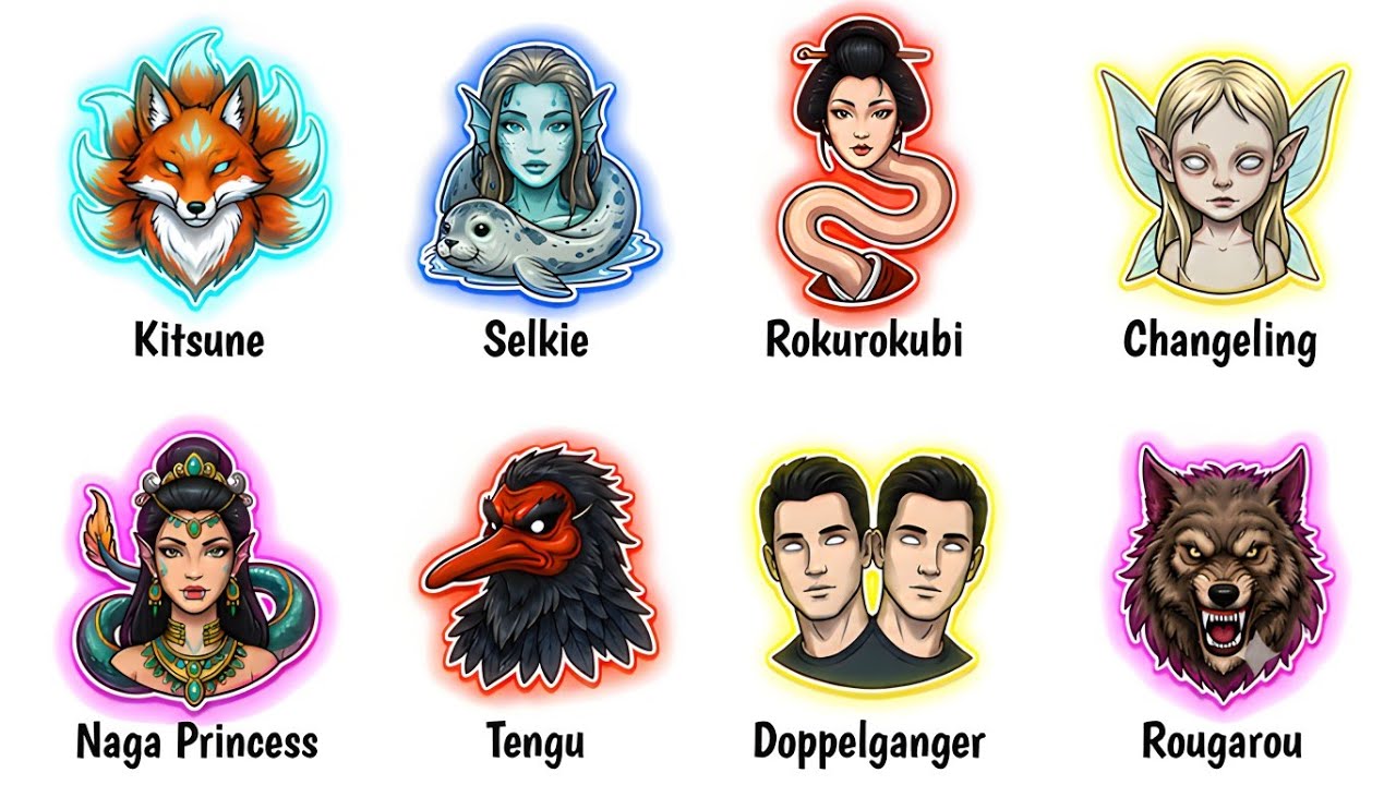 Every Mythical Creature that could take Human form explained in 9 minutes.