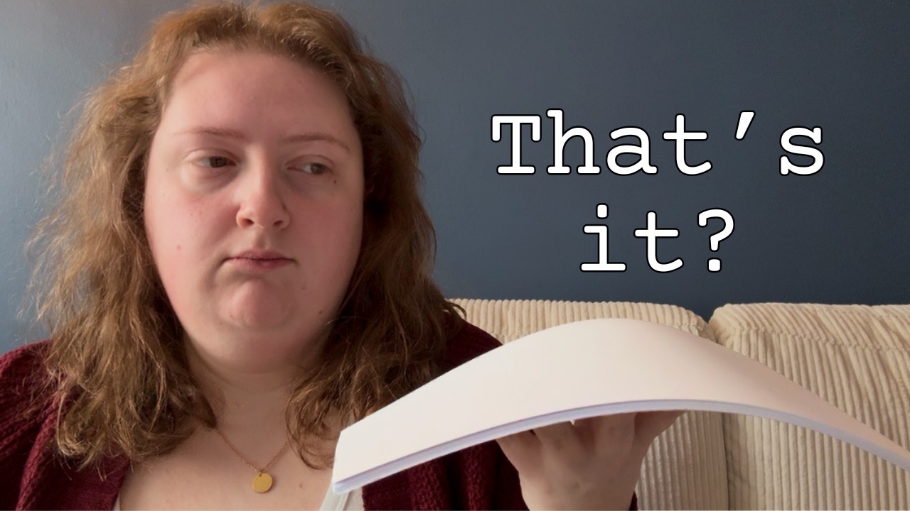I Finished My First Draft… And It Didn’t Feel How I Expected