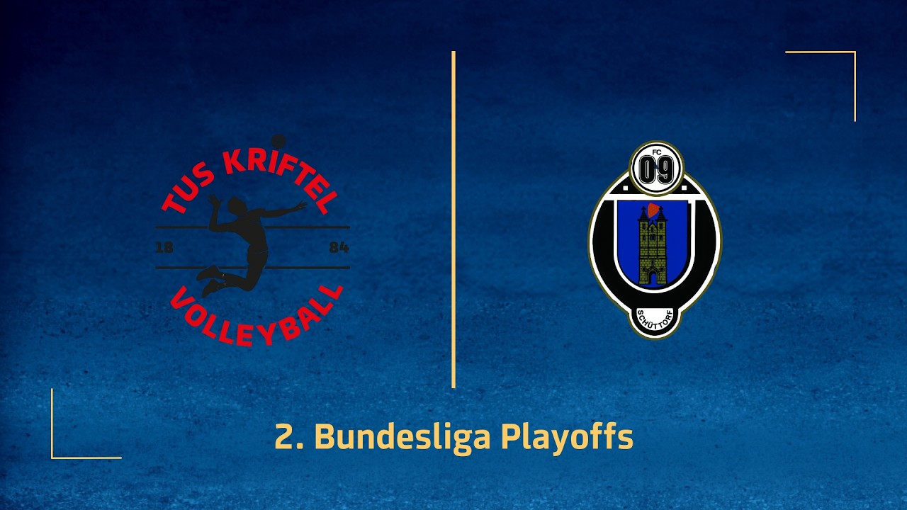 TuS Kriftel vs. FC Sch&uuml;ttorf 09 (2. Volleyball Bundesliga M&auml;nner Playoffs)