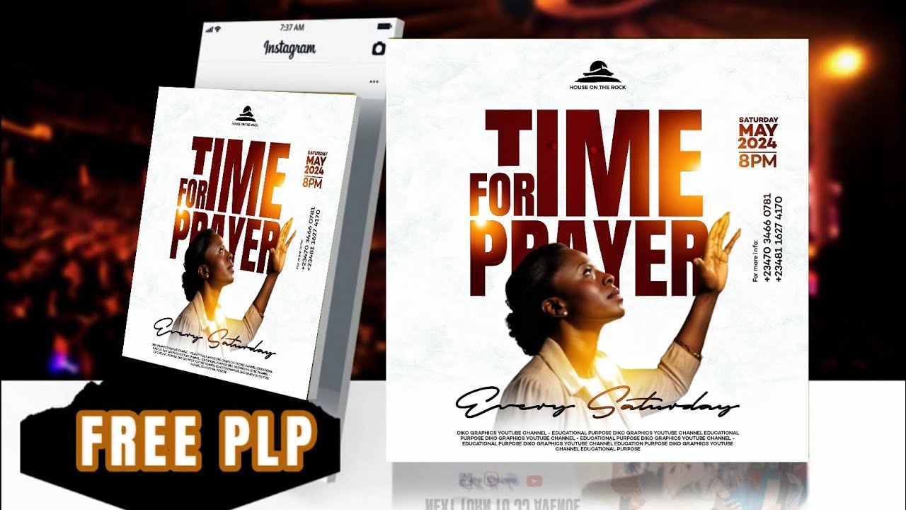 PixelLab Tutorial - Church Flyer Design | Smartphone Graphics