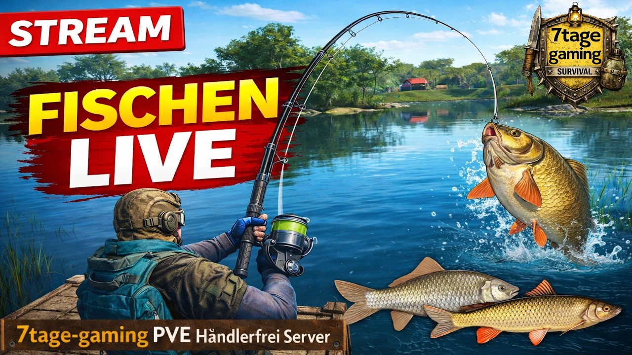 Ich versuche zum ERSTEN MAL in SCUM zu angeln… klappt das? 🎣