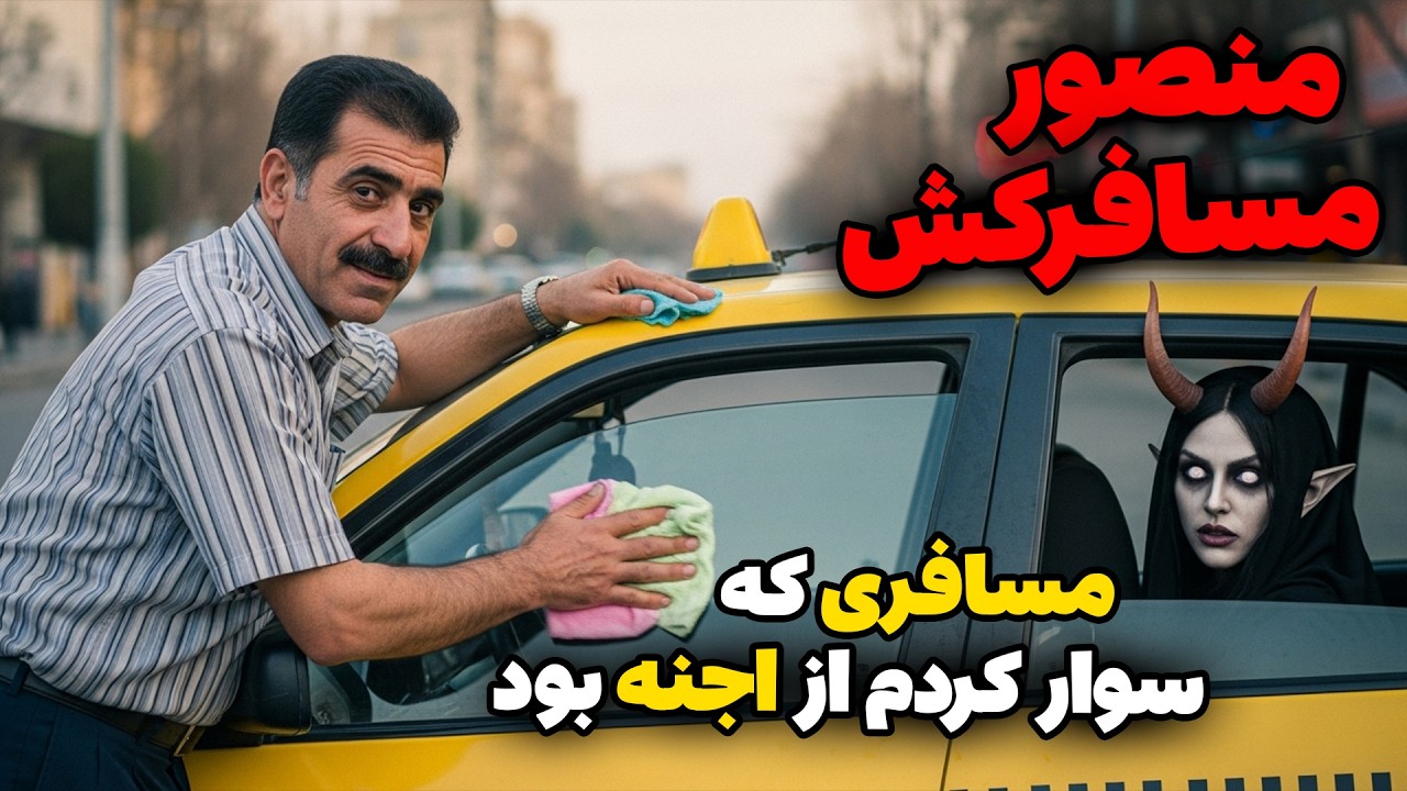 داستان ترسناک منصور مسافرکش : مسافری که سوار کردم از اجنه بود