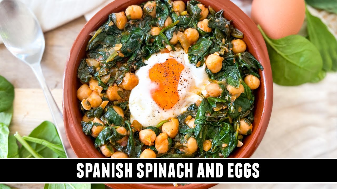 Spanish Spinach and Eggs | A CLASSIC Recipe from Sevilla Spain