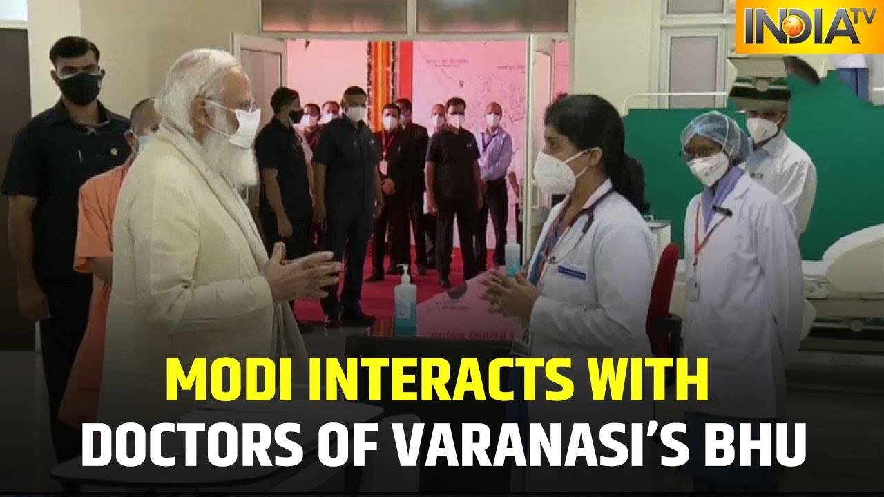 PM Modi Interacts With Doctors Of Varanasi&rsquo;s BHU Hospital